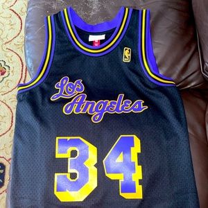 Mitchell Ness Shaquille O’Neal 1996 1997 Road jersey